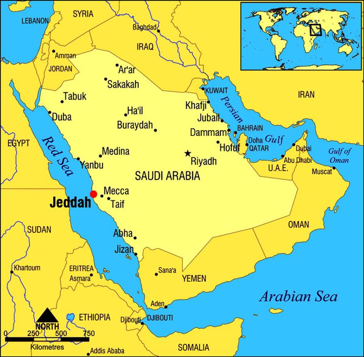 jeddah KSA map