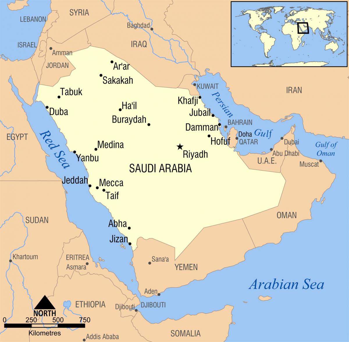 riyadh KSA map