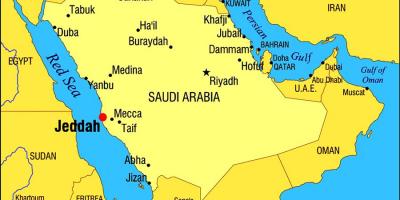 Jeddah KSA map
