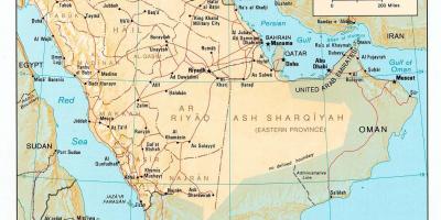 Saudi Arabia map hd