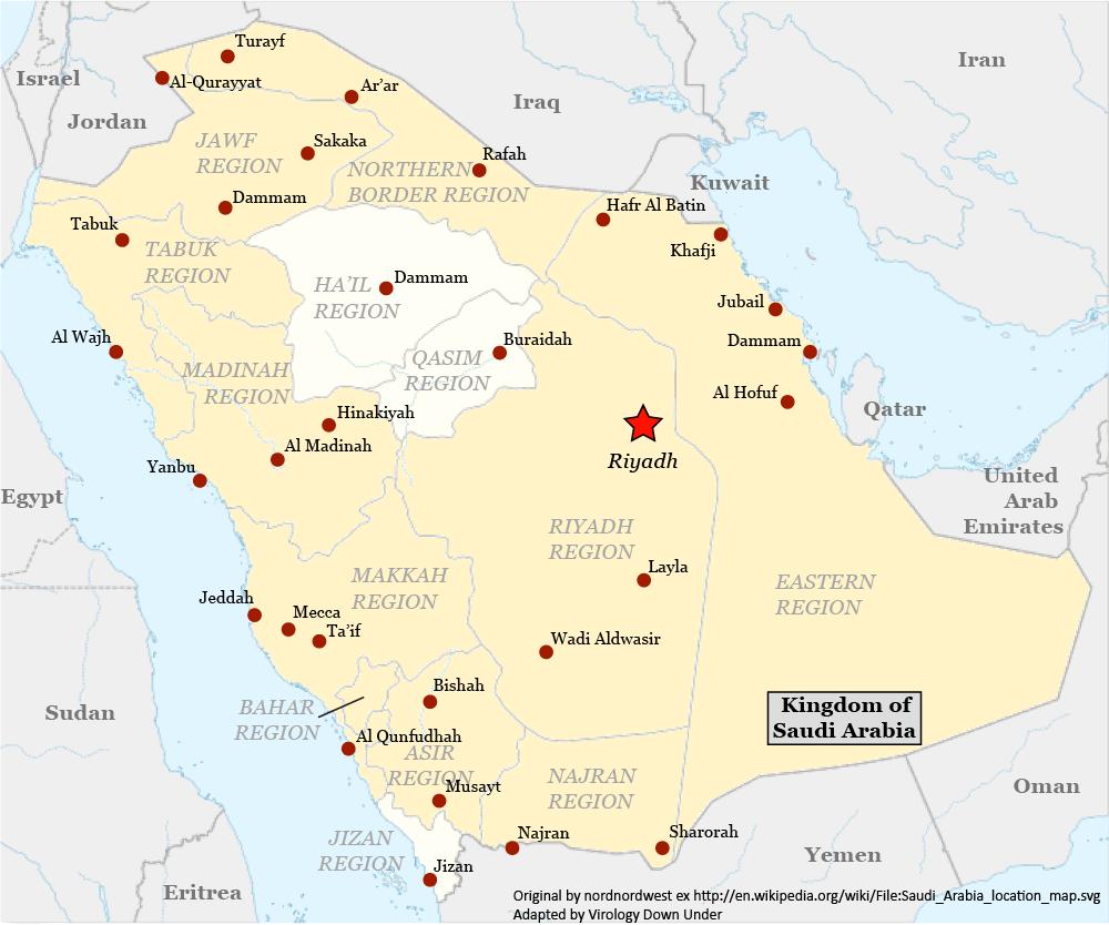 Najran Saudi Arabia map - Map of najran Saudi Arabia (Western Asia - Asia)