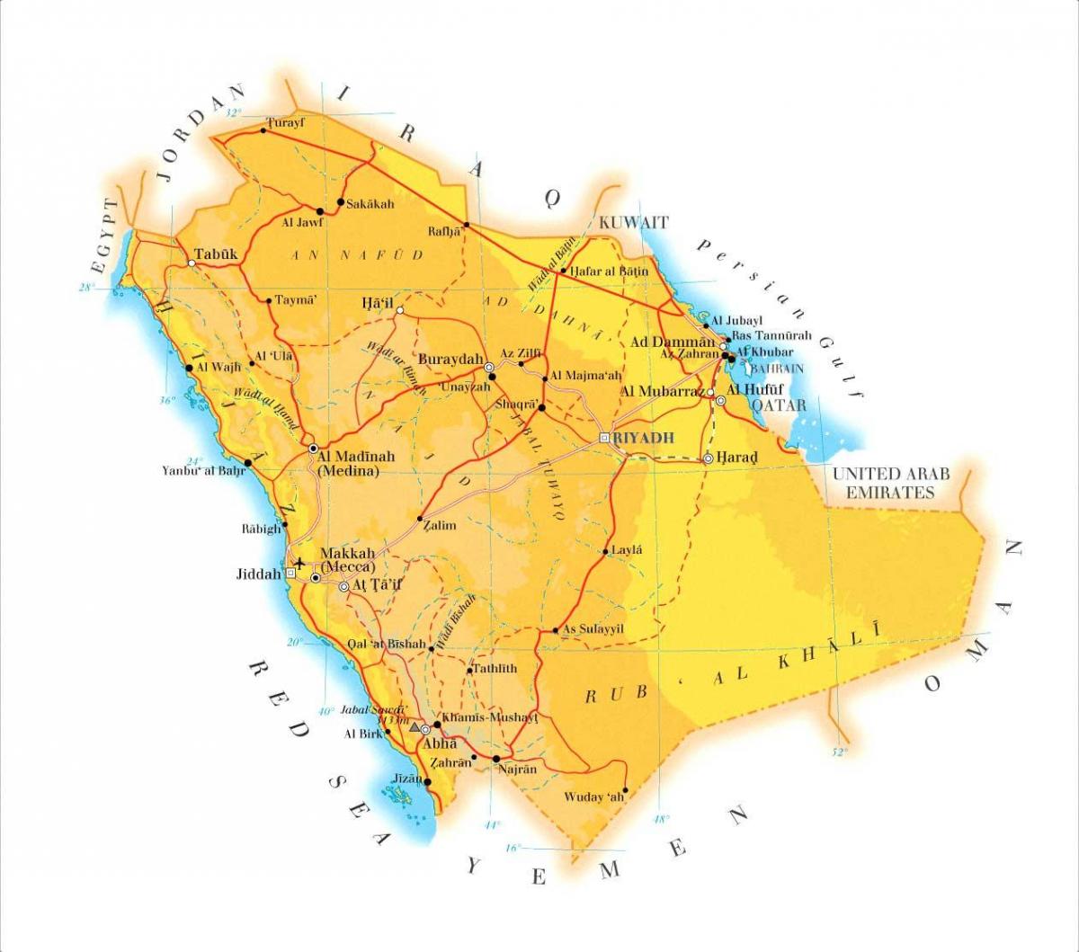 dammam KSA map