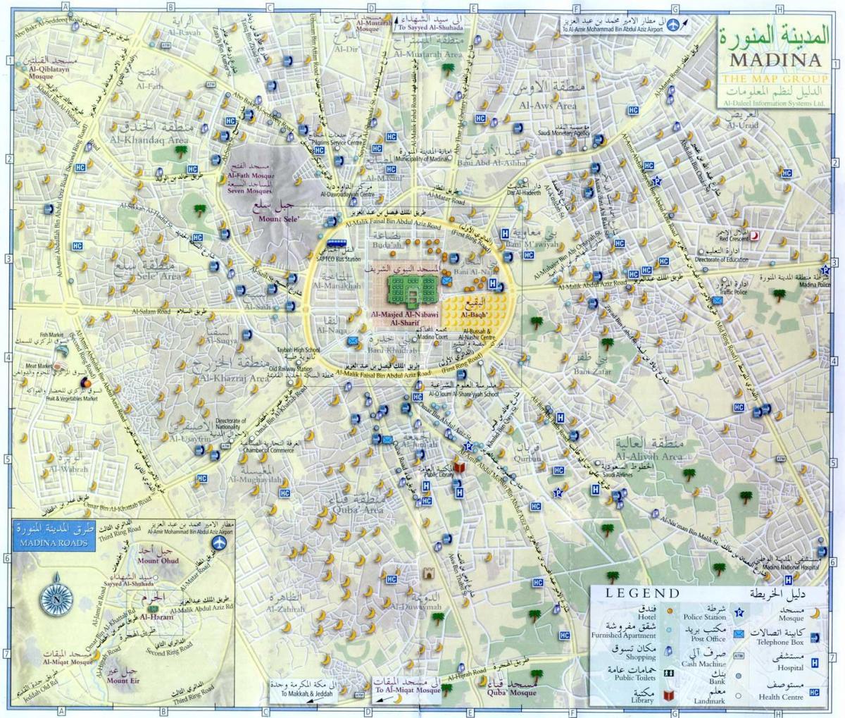 map of madina munawara Saudi Arabia