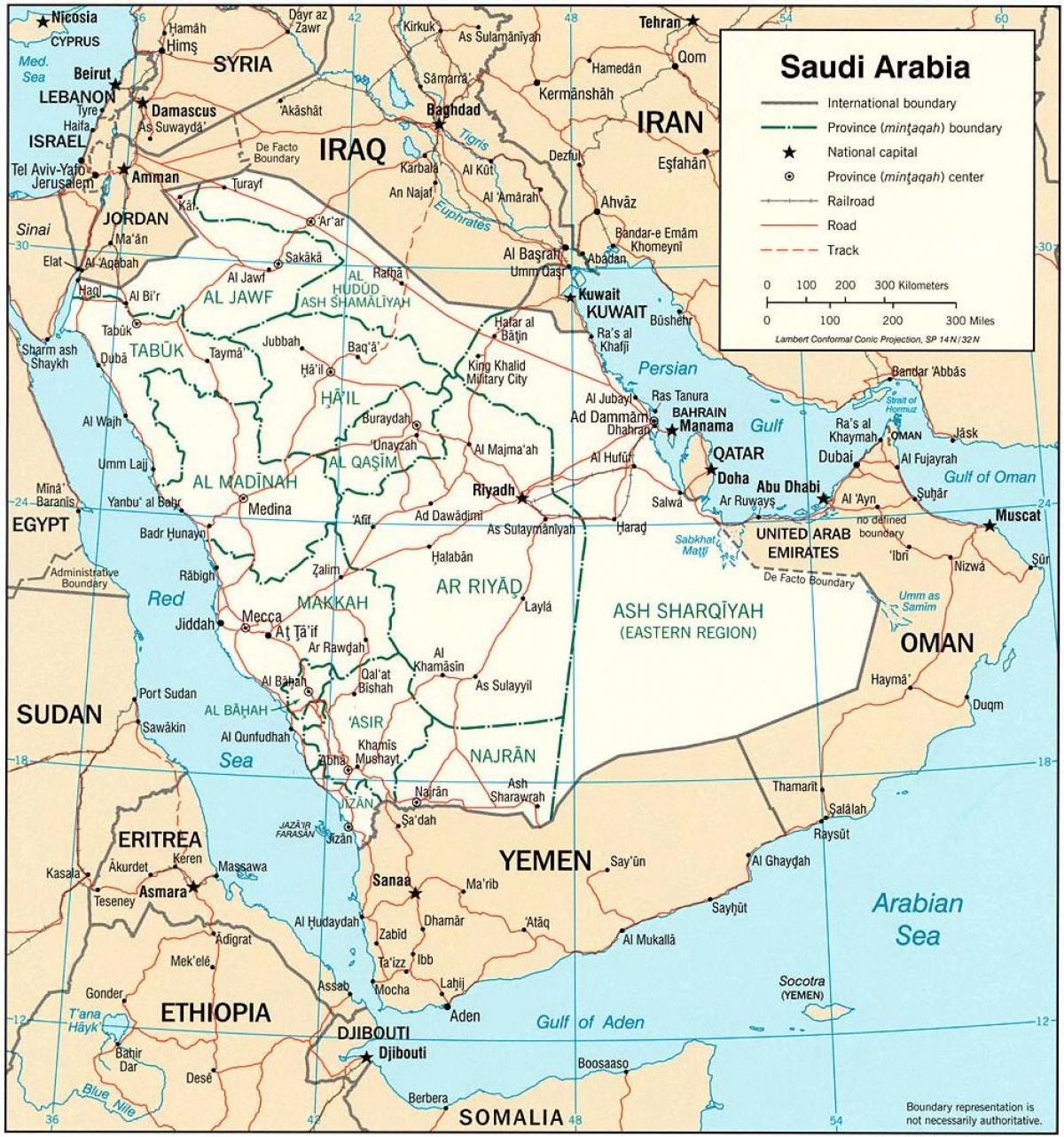 Map of Saudi Arabia online