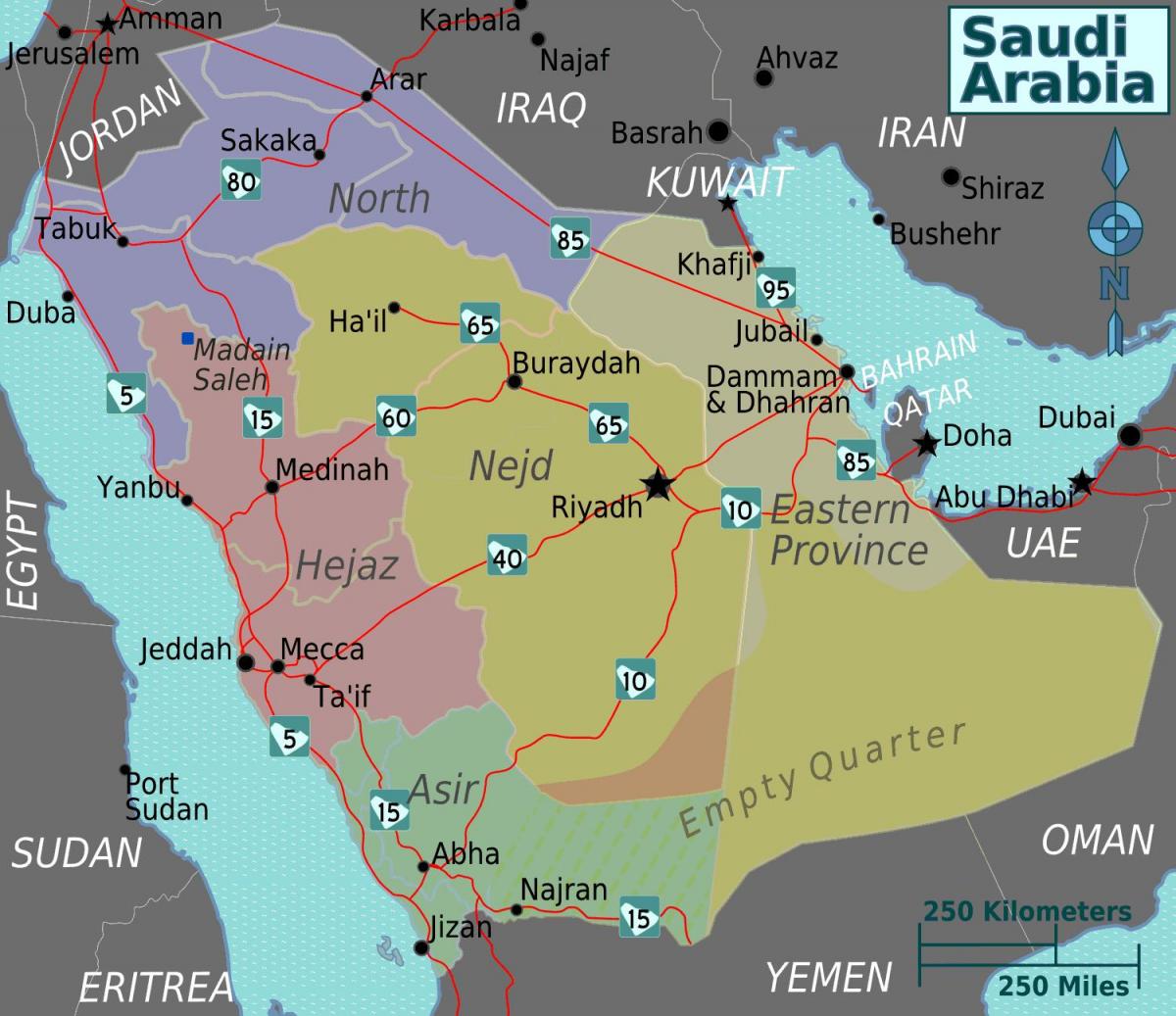 Map of turaif Saudi Arabia