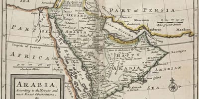 Map of ancient Saudi Arabia