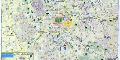 Map of madina munawara Saudi Arabia