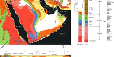 Geological map of Saudi Arabia