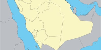 KSA map vector