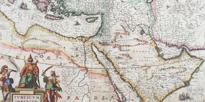 Old map of Saudi Arabia