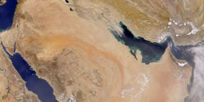 Map of Saudi Arabia satellite